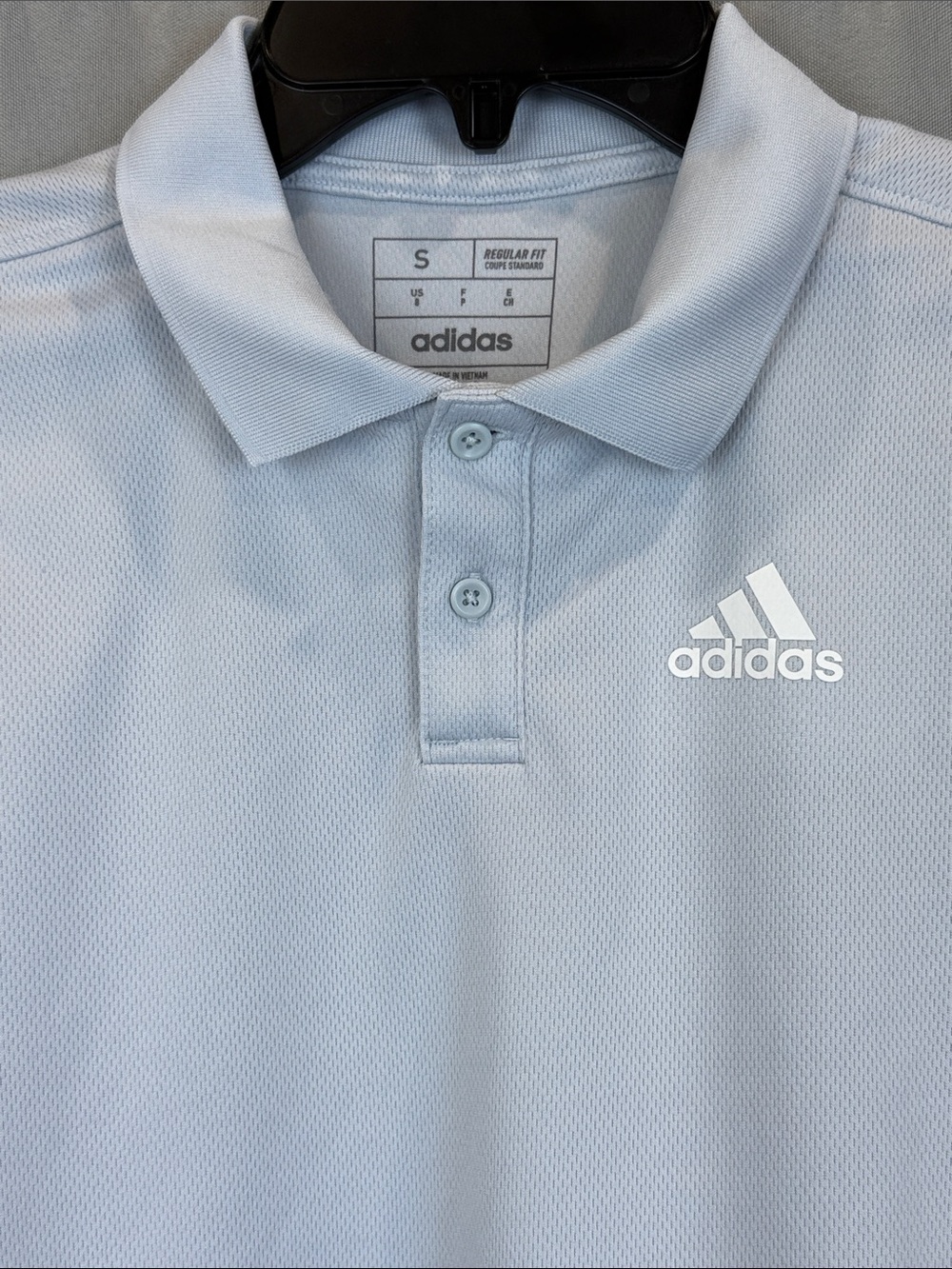 Adidas Two Button Polo Shirt- Size Small (8) - Picture 6 of 10